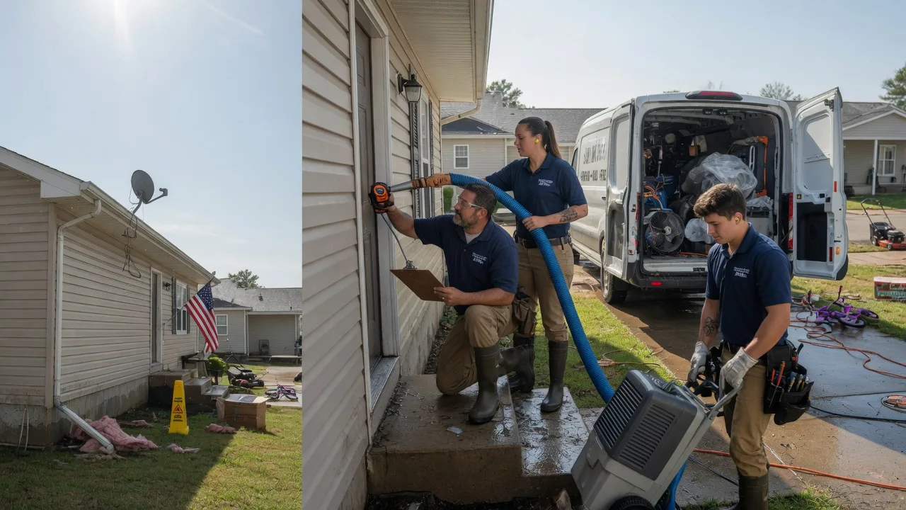 Ceiling Water Damage Restoration in Lanagan, MO near me